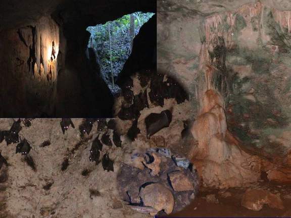 Höhle gibt es direkt am Resort